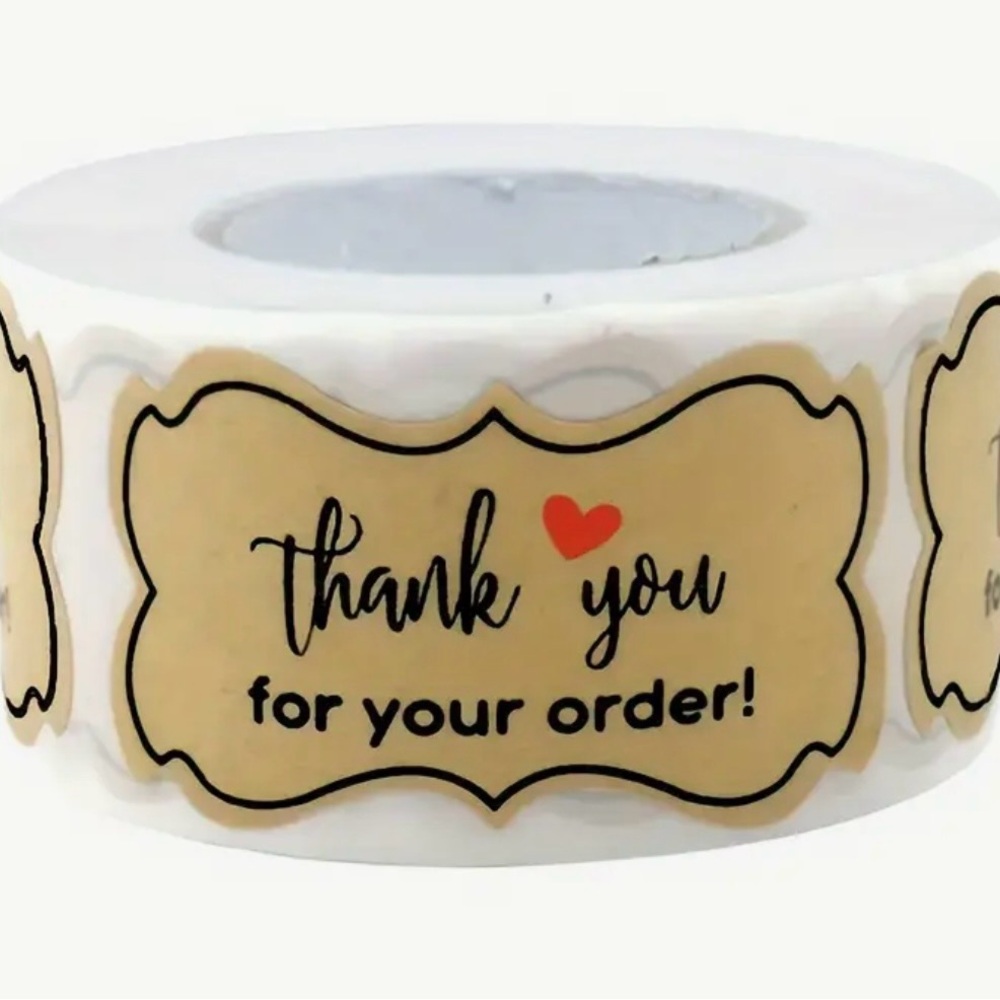 Thank You Stickers Roll